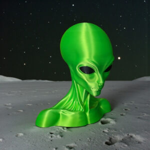 Escultura Busto ET Extraterrestre Decoração busto Alien 15cm - Oferta na Shopee