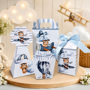 Personalizados Ursinho Aviador (PEGUE E MONTE) | Kit Festa Personalizadas Lembrancinhas e Mimos - Oferta na Shopee