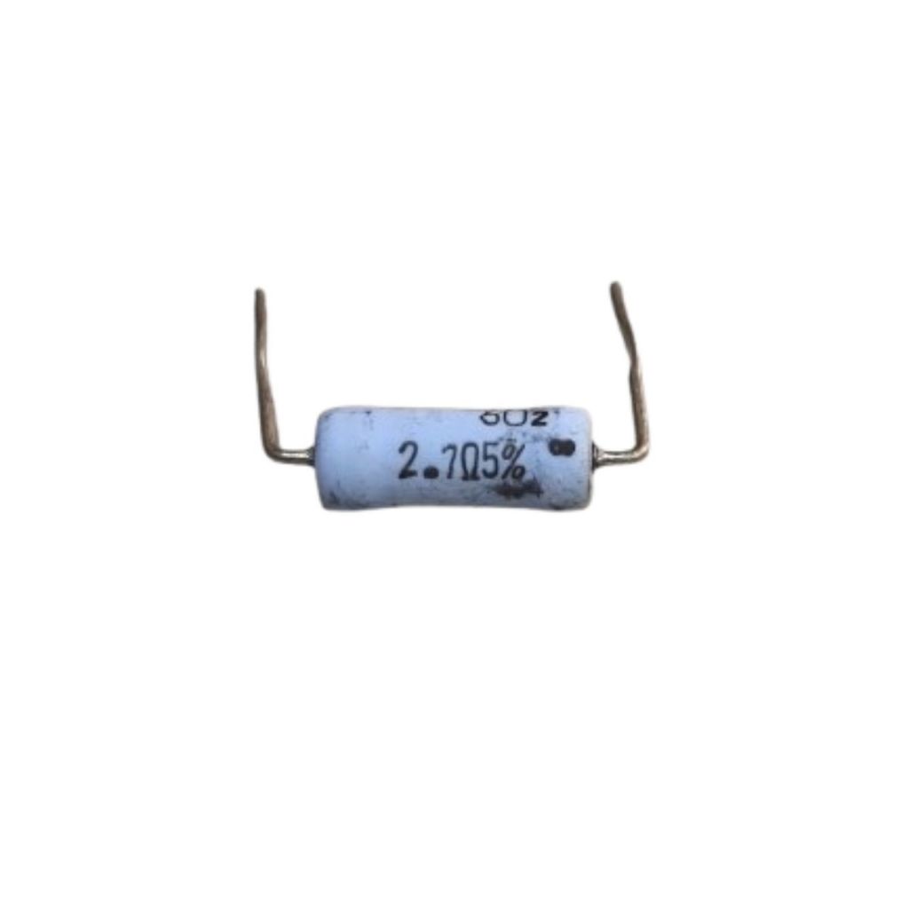 Resistor Metal Film 2,7 ohms 2w 2R7 ligar led 10w 12v ligar led 3w 12v 24v Resistor Metal Film 2,7 ohms 2w 2R7 ligar led 10w 12v ligar led 3w 12v 24v