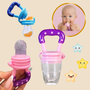 Chupeta De Alimentação Introdução Alimentar Bebe Frutas Legumes - Oferta na Shopee