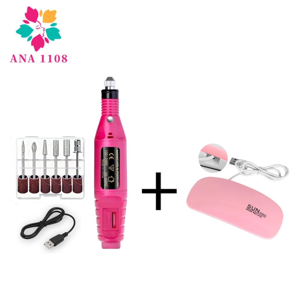 Lixadeira de Unhas Elétrica+Mini de Unha Estufa LED Manicure e Pedicure Unhas em Gel Portátil Lixadeira de Unhas Elétrica+Mini de Unha Estufa LED Manicure e Pedicure Unhas em Gel Portátil - Oferta na Shopee