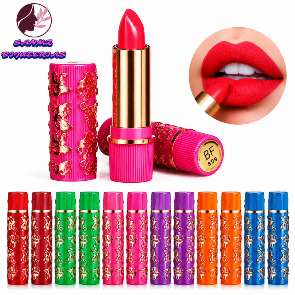 Batom Matte Hidratante Longa Duração 24H Cor Intensa Batom Matte Hidratante Longa Duração 24H Cor Intensa - Oferta na Shopee