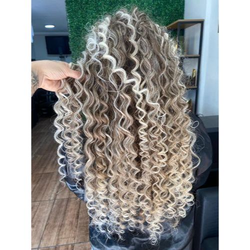 Cabelo Aplique Tic Tac Cacheado 120 Gramas 60cm - Ombre Loiro Esfumado Cacheado (f:12t613) Cabelo Aplique Tic Tac Cacheado 120 Gramas 60cm - Ombre Loiro Esfumado Cacheado (f:12t613) - Oferta na Shopee