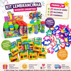Kit 20 Cx Massinha de Modelar + 20 Bolha de Sabão + 20 Cortador Molde Festa Lembrancinha Infantil - Oferta na Shopee