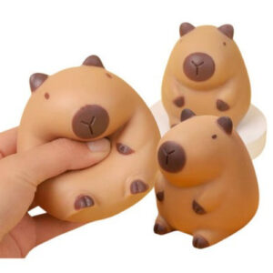 Brinquedo Squishy Capivara Antiestresse com Textura Macia e Elástica Indicado para Criança Autismo - Oferta na Shopee