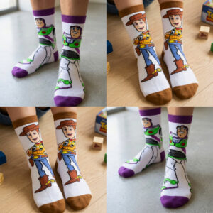 Meias divertidas personagem TOY STORY FILME – Confortáveis e Coloridas para Adultos - Oferta na Shopee