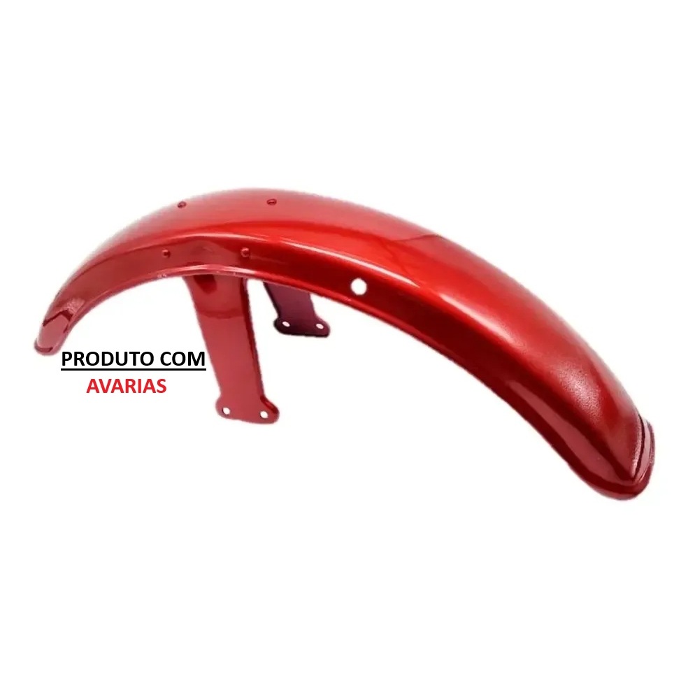 Paralama Dianteiro Dafra Super 100/super 50 Vermelho Paralama Dianteiro Dafra Super 100/super 50 Vermelho