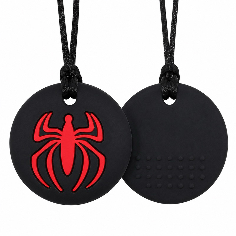 “Colar Sensorial Mordedor Homem Aranha Silicone Autismo TDAH Ansiedade “Colar Sensorial Mordedor Homem Aranha Silicone Autismo TDAH Ansiedade