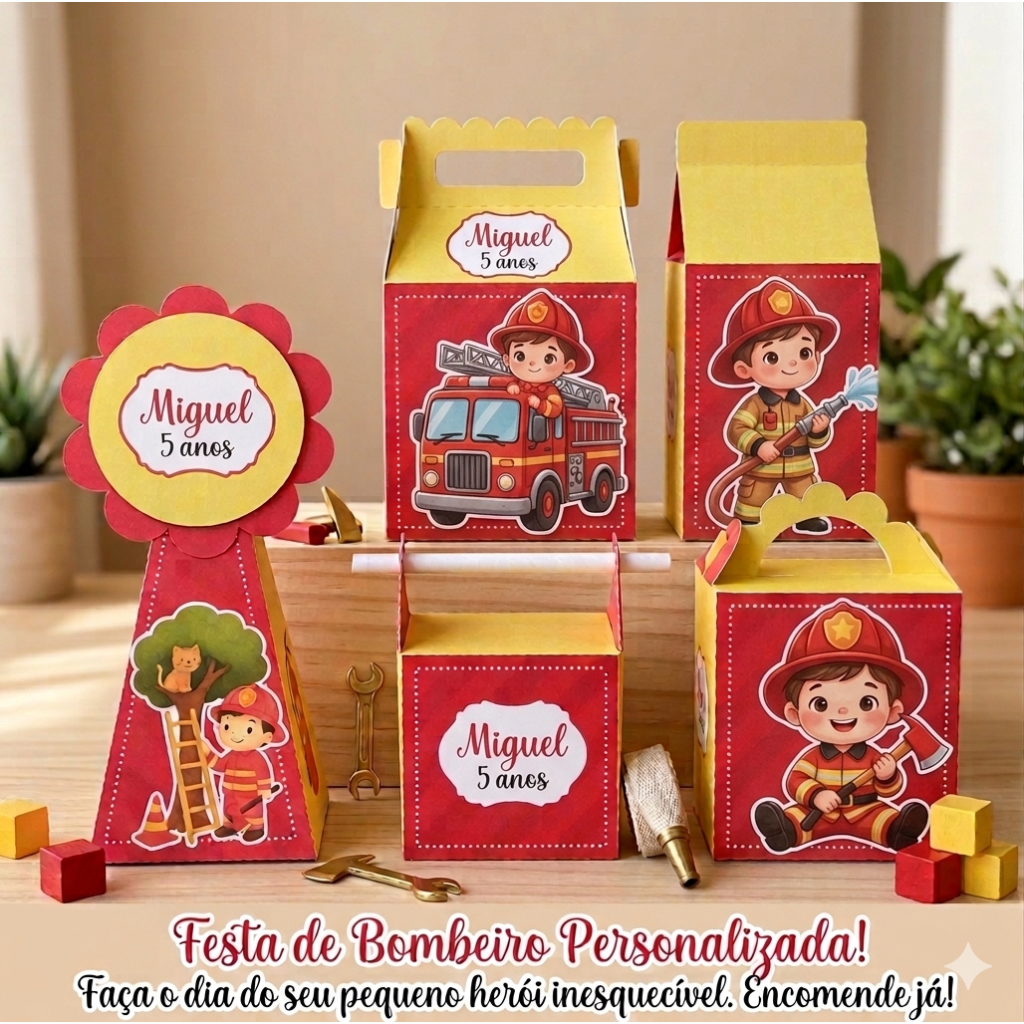 Kit Caixinhas Menino Bombeiro Personalizado (Pegue e Monte)Lembrancinhas e Mimos Aniversário. Kit Caixinhas Menino Bombeiro Personalizado (Pegue e Monte)Lembrancinhas e Mimos Aniversário. - Oferta na Shopee