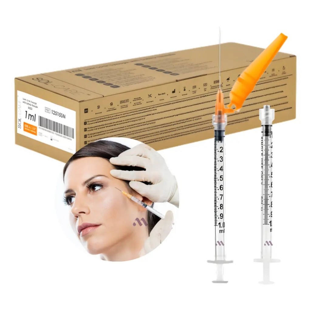 Seringa 1ml Luer Lock Zero Resíduo Cristalina + Agulha 25G Dispositivo Segurança 50 unid Seringa 1ml Luer Lock Zero Resíduo Cristalina + Agulha 25G Dispositivo Segurança 50 unid - Oferta na Shopee