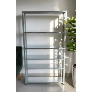 Estante Armário Prateleira Aço 6 Bandejas  Galvanizada Suporta 150kg 198cm x 90cm x 28cm - Oferta na Shopee