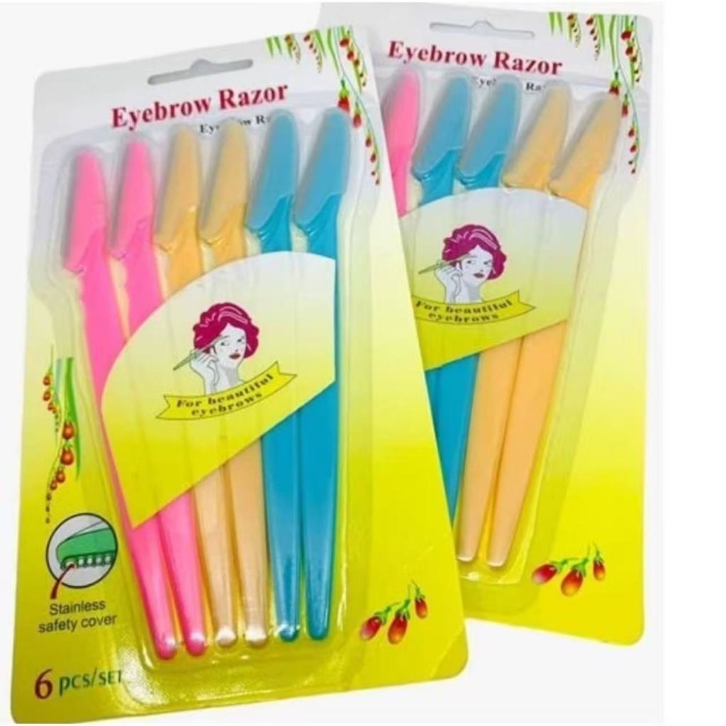 6 Lâminas Sobrancelha e Rosto Navalha Depilação 6 Lâminas Sobrancelha e Rosto Navalha Depilação - Oferta na Shopee