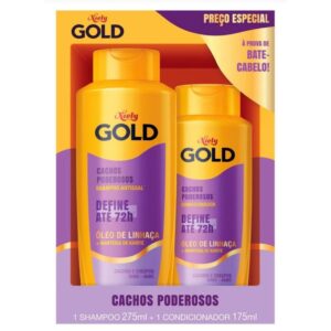 Kit Niely Gold Shampoo 275ml + Condicionador 175ml - Oferta na Shopee