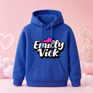 Casaco Moletom Infantil Evelyn Vick Com Capuz E Bolso Canguru Blusa De Frio Menina - Oferta na Shopee
