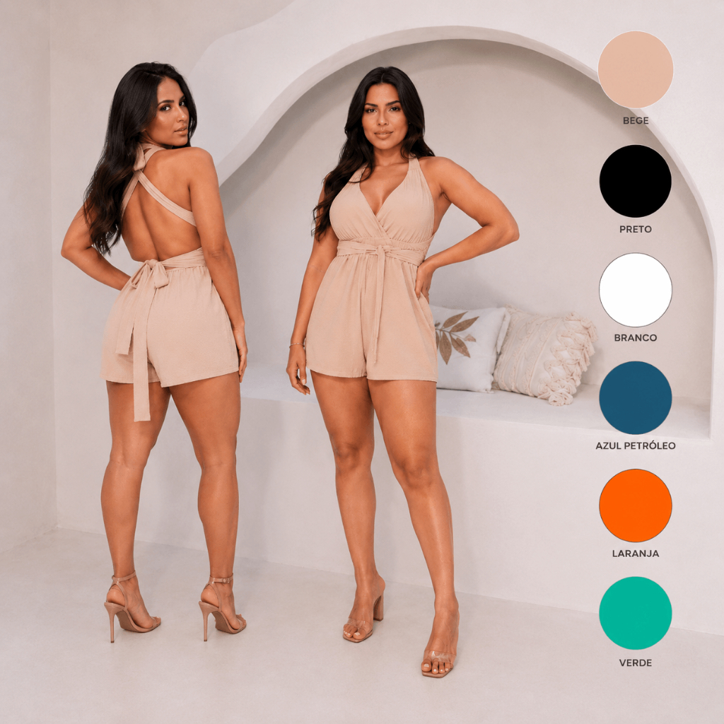Macaquinho Feminino Liso Tecido Duna Soltinho Sem Mangas Multiuso Macaquinho Feminino Liso Tecido Duna Soltinho Sem Mangas Multiuso - Oferta na Shopee