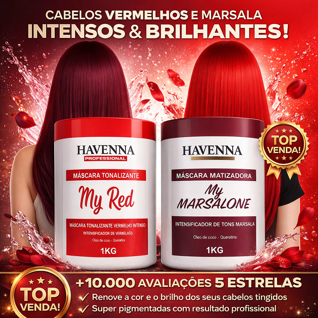 Kit contendo 1 Mascara Matizadora Para Cabelos Marsala Marsalone 1kg e 1 Mascara Matizadora Para Cabelos Vermelhos 1kg Kit contendo 1 Mascara Matizadora Para Cabelos Marsala Marsalone 1kg e 1 Mascara Matizadora Para Cabelos Vermelhos 1kg