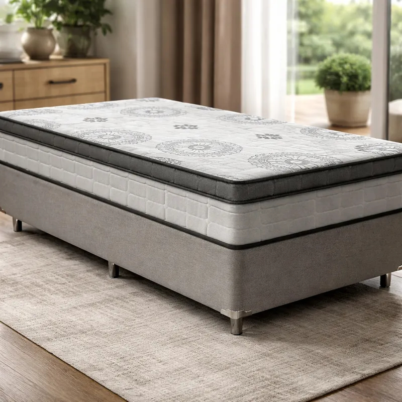 Cama Box com Colchão Espuma D33 Pillow In D'Angelis Ortosleep Solteiro 78x188x57cm Cama Box com Colchão Espuma D33 Pillow In D'Angelis Ortosleep Solteiro 78x188x57cm - Oferta na Shopee