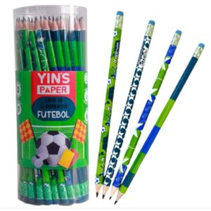Lápis Futebol com borracha sextavado esportes Basquete Jogos escolar - Oferta na Shopee