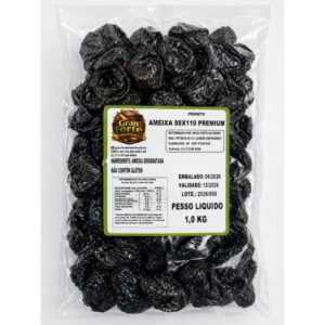 Ameixa desidratada Sem Caroço Premium Selecionada 1kg 500g 250g– Gran Forte - Oferta na Shopee