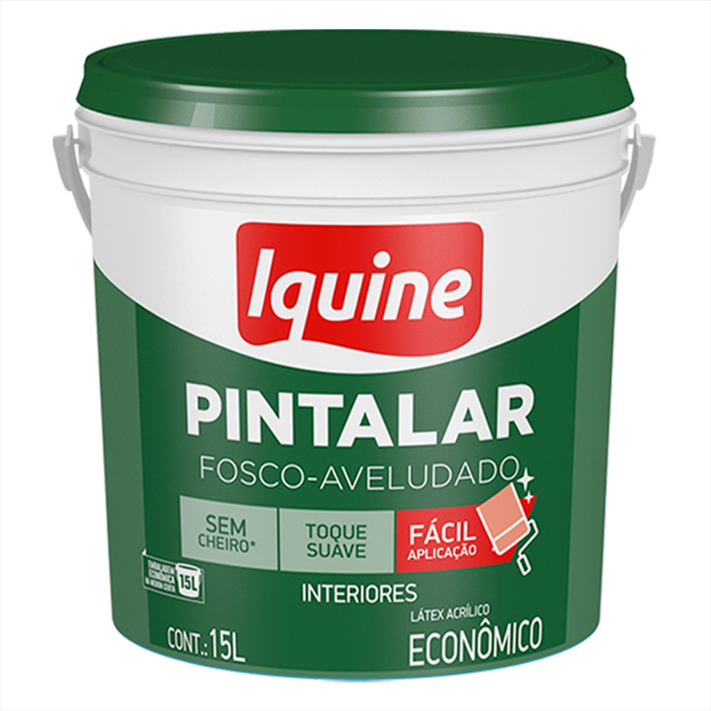 Tinta Econômica Acrílica Látex Fosca 15 Litros Iquine – Cores Tinta Econômica Acrílica Látex Fosca 15 Litros Iquine – Cores
