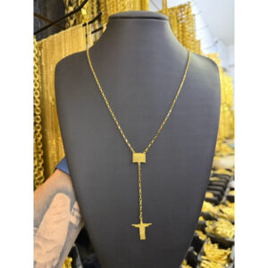 Terço Cristo de moeda antiga legítima - Oferta na Shopee