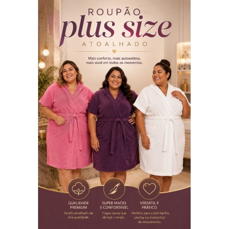 ROUPÃO DE BANHO ATOALHADO G1, G2 E G4. PROMOÇÃO. ROUPÃO PLUS SIZE. SUPER CONFORTÁVEL E ÚTIL. ROUPÃO DE BANHO. CONFORTO. ROUPÃO DE BANHO ATOALHADO G1