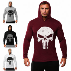 Camiseta Manga Longa Justiceiro The Punisher Militar Algodão - Oferta na Shopee