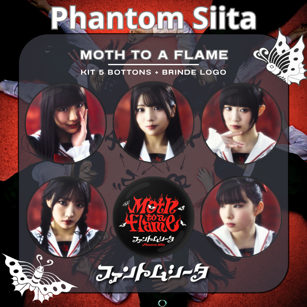 Kit Bottons Phantom Siita - Broche - Button 44mm Kit Bottons Phantom Siita - Broche - Button 44mm - Oferta na Shopee