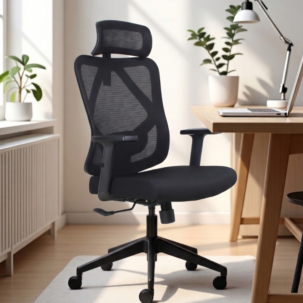 Cadeira Ergonômica Escritório Stoel Sync Preta ou Preta e Cinza Reclinável Confortável Ajuste Lombar Cervical Bifma Cadeira Ergonômica Escritório Stoel Sync Preta ou Preta e Cinza Reclinável Confortável Ajuste Lombar Cervical Bifma
