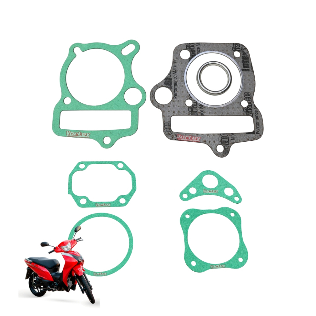 Jogo Junta Motor Kit- A Shineray New Jet X125 2020/24 Vortex Jogo Junta Motor Kit- A Shineray New Jet X125 2020/24 Vortex