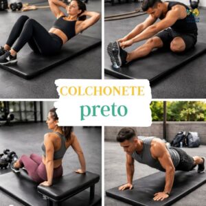 Colchonete Academia Profissional 90x40x3 Alta Densidade Fitness Yoga Pilates Treino Escolar - Oferta na Shopee