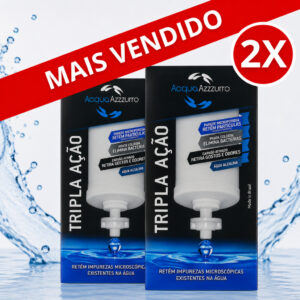 Kit 02 Velas Alcalinas Premium Tripla Ação Compatível P/ todos Filtros De Barro - Oferta na Shopee