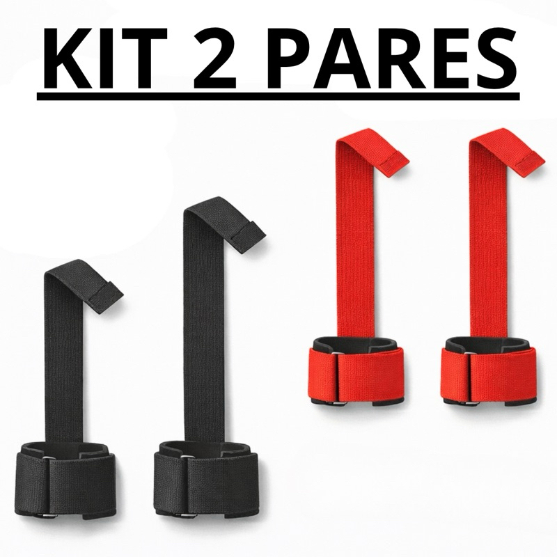 Straps com Munhequeira Profissional Crossfit e Academia Straps com Munhequeira Profissional Crossfit e Academia