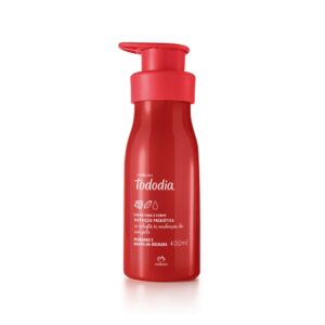 Creme Hidratante Corporal Morango e Baunilha Dourada com Nutrição Prebiótica Natura Tododia 400 ml - Oferta na Shopee
