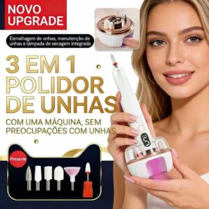 Máquina multifuncional portátil 7em1 para remoção de unhas e manicure Com LED UV Recarregável USB - Oferta na Shopee