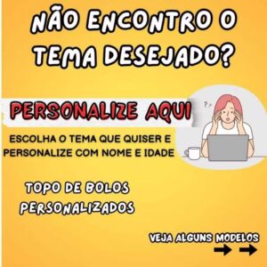 Topo do bolo personalizado tardezinha praia super heróis princesa cantor filme novela futebol FAZEMOS QUALQUER TEMA - Oferta na Shopee