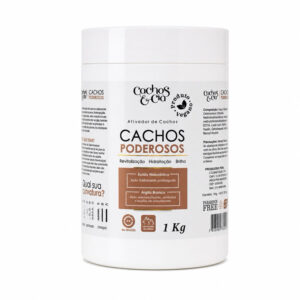 Cachos e Cia - Ativador e Modelador de Cachos Ácido Hialurônico e Argila Branca 1Kg - Oferta na Shopee