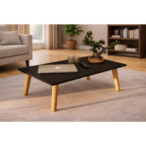 Mesa De Centro Retangular Grande Mesa Decorativa Sala Apoio Lateral - Oferta na Shopee