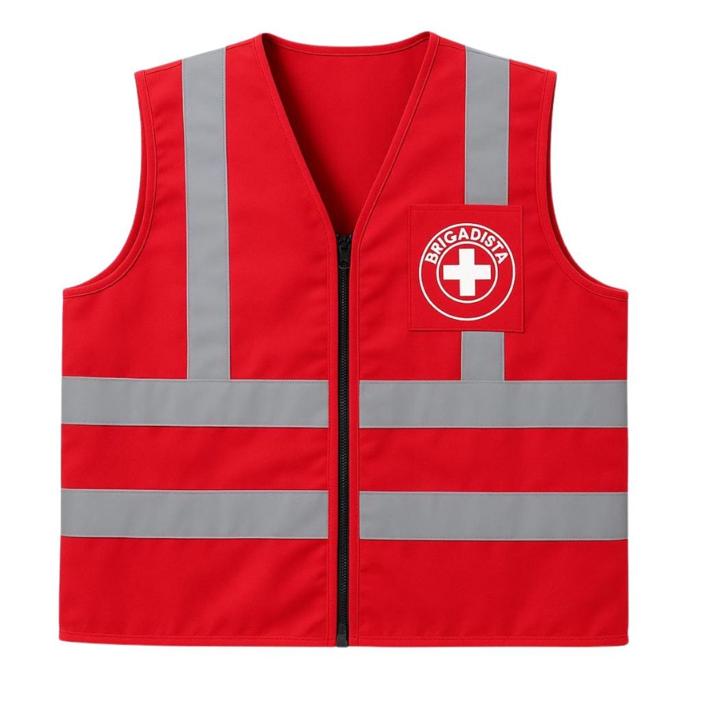 Colete Segurança Brigadista Brigada Emergência Com 1 Bolso Vermelho TLS Colete Segurança Brigadista Brigada Emergência Com 1 Bolso Vermelho TLS - Oferta na Shopee