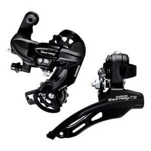 Kit Shimano Tourney Ty300/tz500 Câmbio Traseiro E Dianteiro 6 7 8 velocidades Bicicleta BIke MTB - Oferta na Shopee