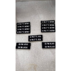 Tarjeta patch personalizada de identificação com fecho de contato velcro - Oferta na Shopee