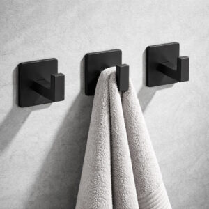 Kit 3/6/9UN Gancho Cabide de Parede - Suporte Toalha Resistente - Fixação s/ Furo - Banheiro Cozinha - Oferta na Shopee