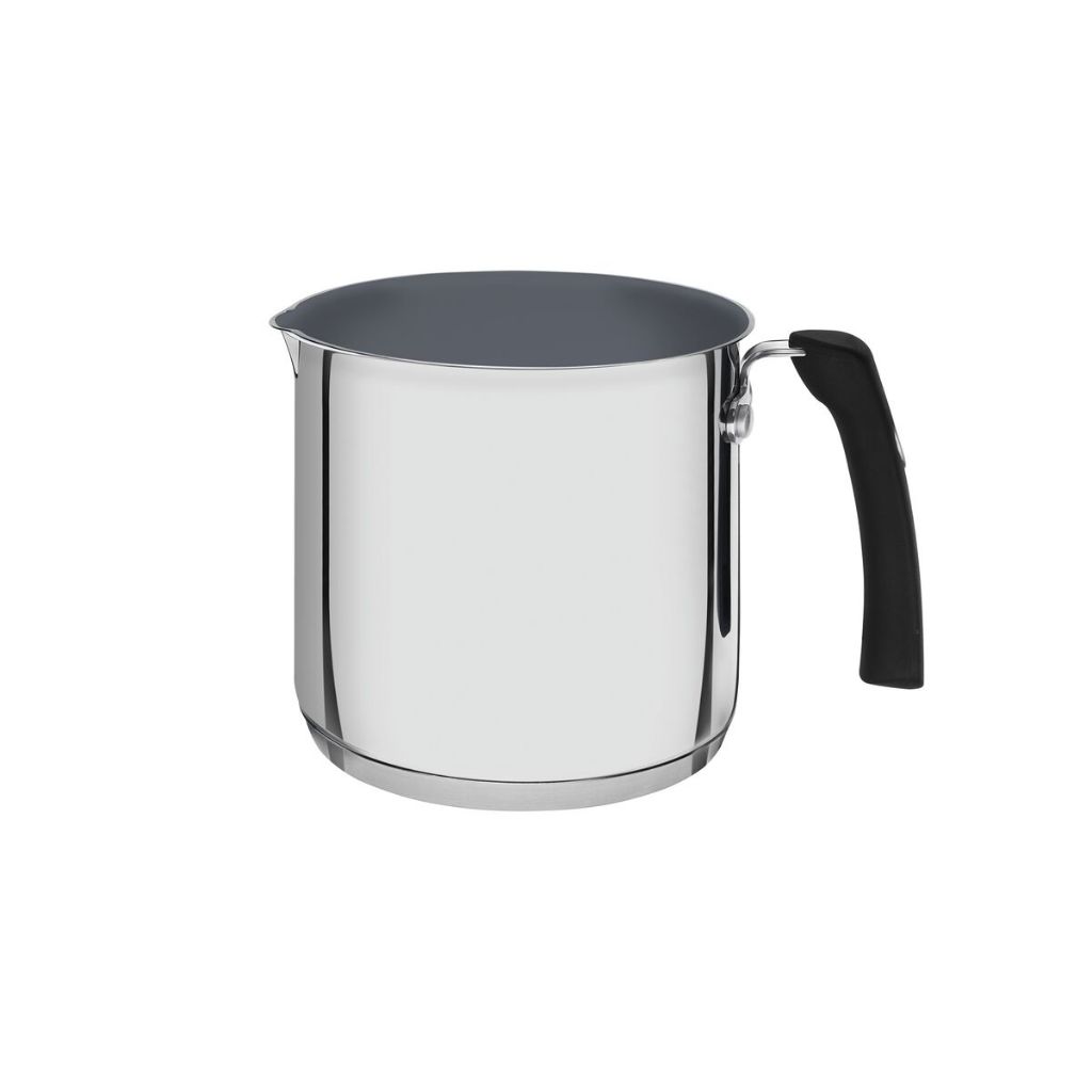 Fervedor Tramontina Solar Ceramic em Aço Inox com Fundo Triplo Interior Cerâmico Grafite Cabo de Silicone 14cm 2L Fervedor Tramontina Solar Ceramic em Aço Inox com Fundo Triplo Interior Cerâmico Grafite Cabo de Silicone 14cm 2L