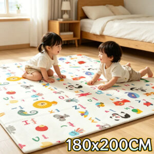 Tapete Infantil de Atividades Emborrachado Tatame Térmico para Bebê Engatinhar Gigante 200x180cm - Oferta na Shopee