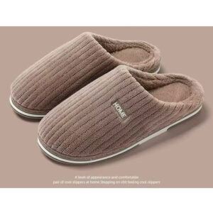 Sapato /Chinelo pantufa com pelo inverno adulto masculino/PTF06-150 - Oferta na Shopee