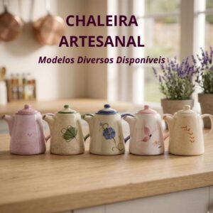 Chaleira Artesanal de Cerâmica com Tampa Bule para Café e Chá Decorativo Jarra Vintage para Mesa Posta e Cozinha - Oferta na Shopee