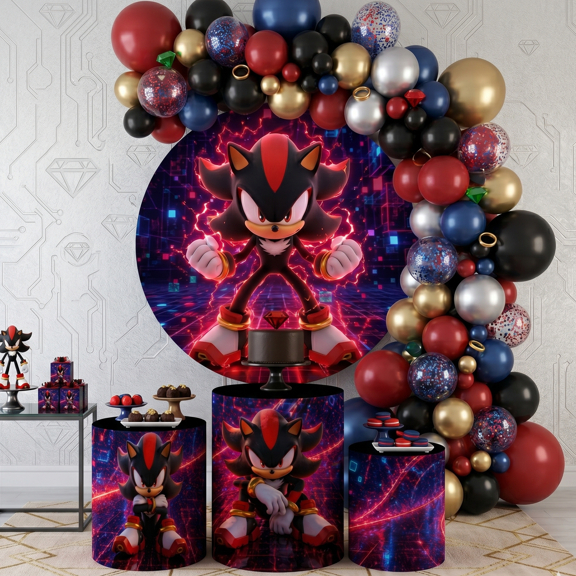 Capas Bibi Painéis + Cilindros Decoração Shadow Festa infantil Menino Herói Lançamento Capas Bibi Painéis + Cilindros Decoração Shadow Festa infantil Menino Herói Lançamento
