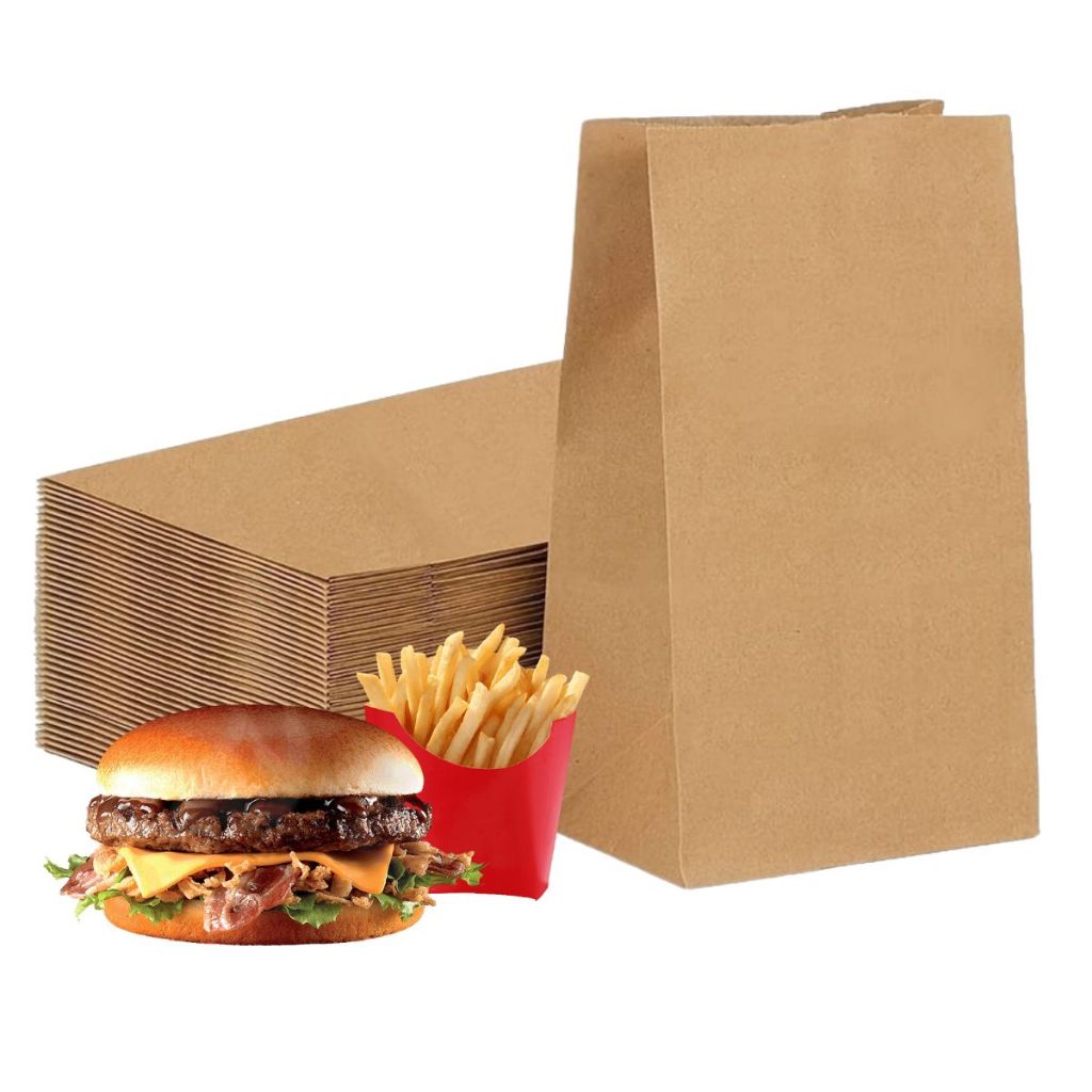 Saco Kraft Delivery Liso M 18x30x10 C/100 uni Saco Kraft Delivery Liso M 18x30x10 C/100 uni