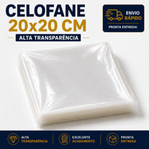Celofane Liso Biodegradavel Torção Velas Aberta Votiva / 7 dias - 20X20cm - Oferta na Shopee