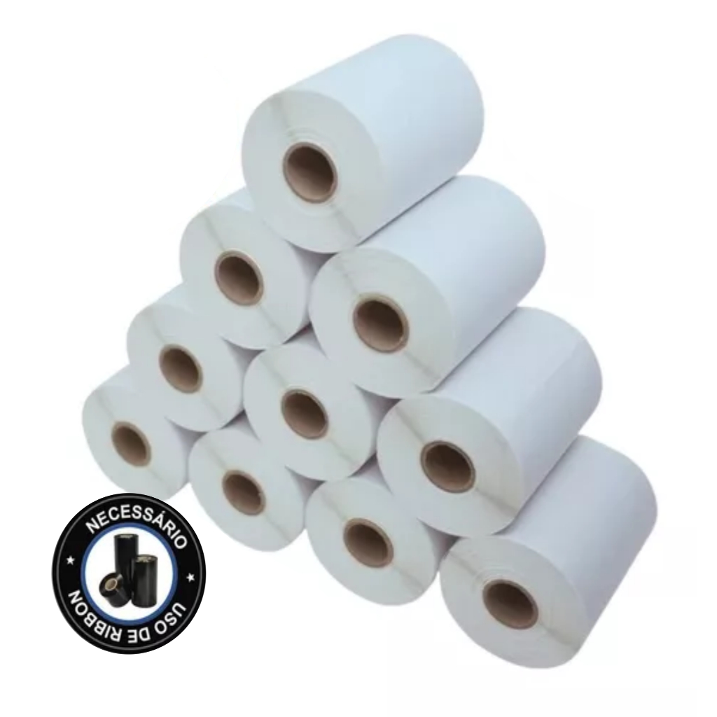 Kit 10 Rolos Etiqueta 10x15 Cm C Serrilha Kit 10 Rolos Etiqueta 10x15 Cm C Serrilha - Oferta na Shopee